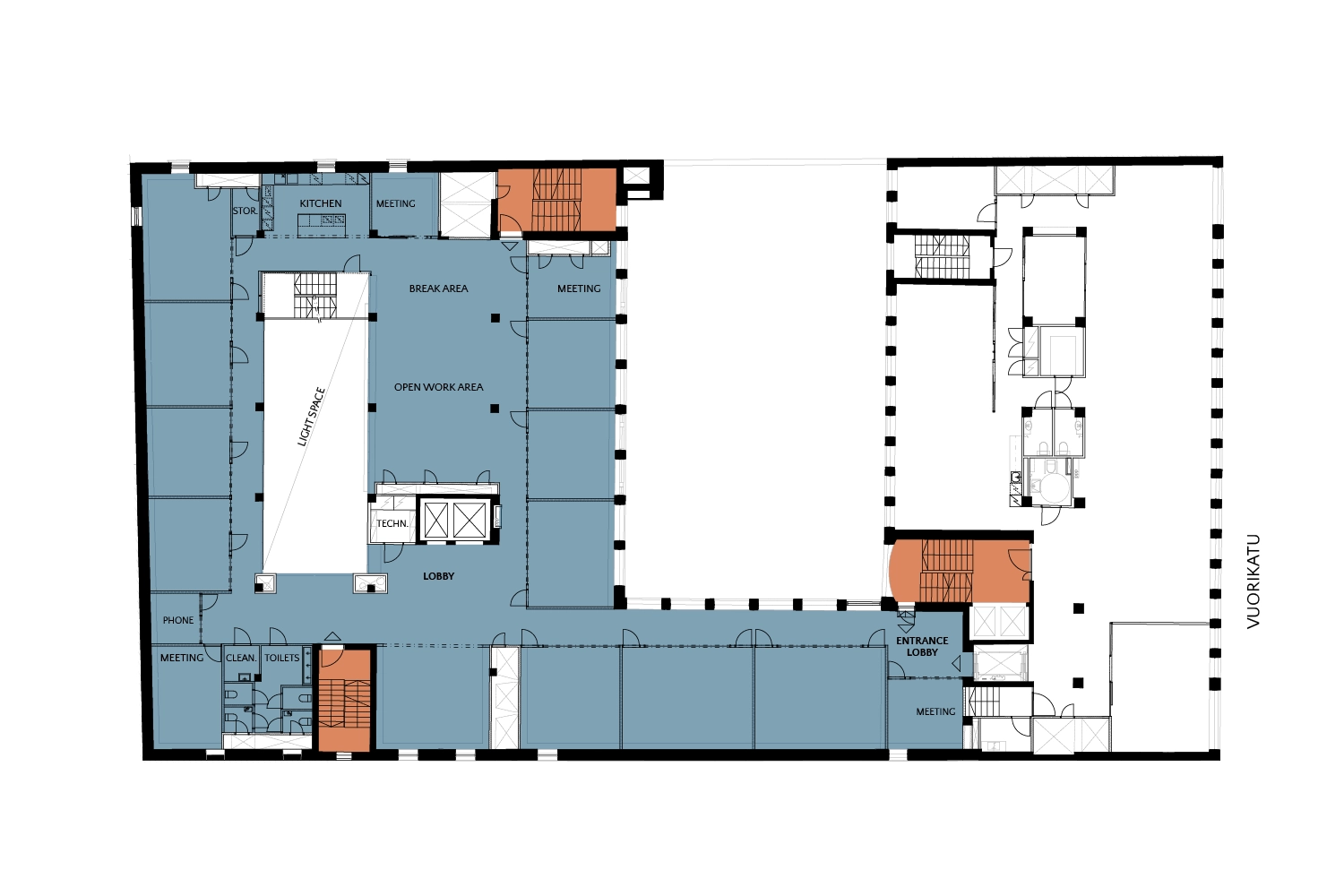 Toimisto 645 m² – Vuorikatu 20, Helsinki, 2. krs 4