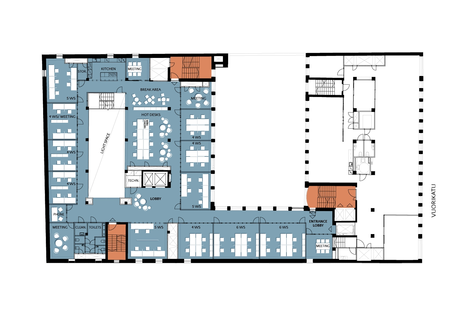 Toimisto 645 m² – Vuorikatu 20, Helsinki, 2. krs 5
