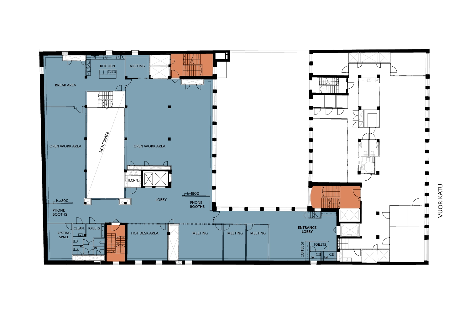 Toimisto 645 m² – Vuorikatu 20, Helsinki, 3. krs 4