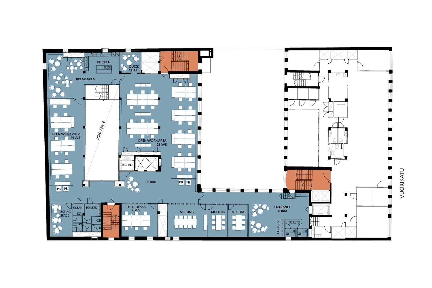 Toimisto 645 m² – Vuorikatu 20, Helsinki, 3. krs 5
