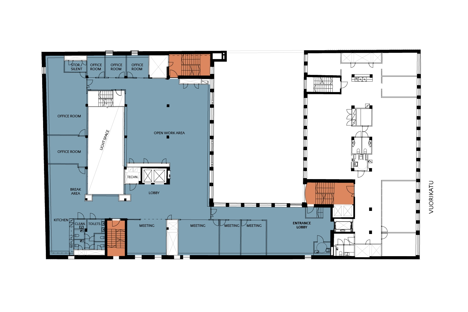 Toimisto 645 m² – Vuorikatu 20, Helsinki, 4. krs 4