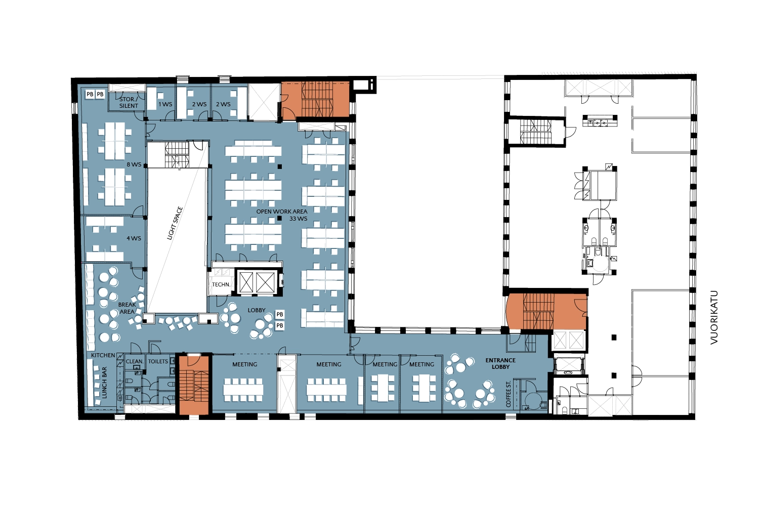 Toimisto 645 m² – Vuorikatu 20, Helsinki, 4. krs 5